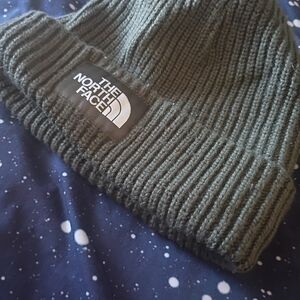 Unisex The North Face Olive Green Beanie
